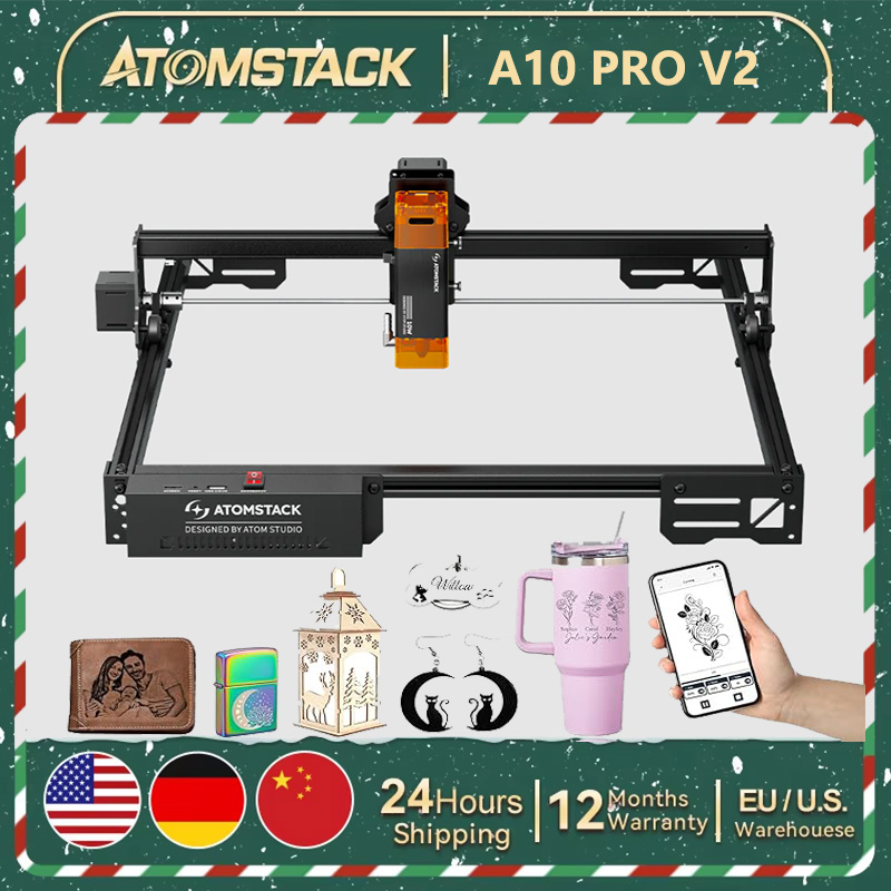 Industrial Laser Etching Machine - ATOMSTACK A10 PRO V2 Laser Engraver