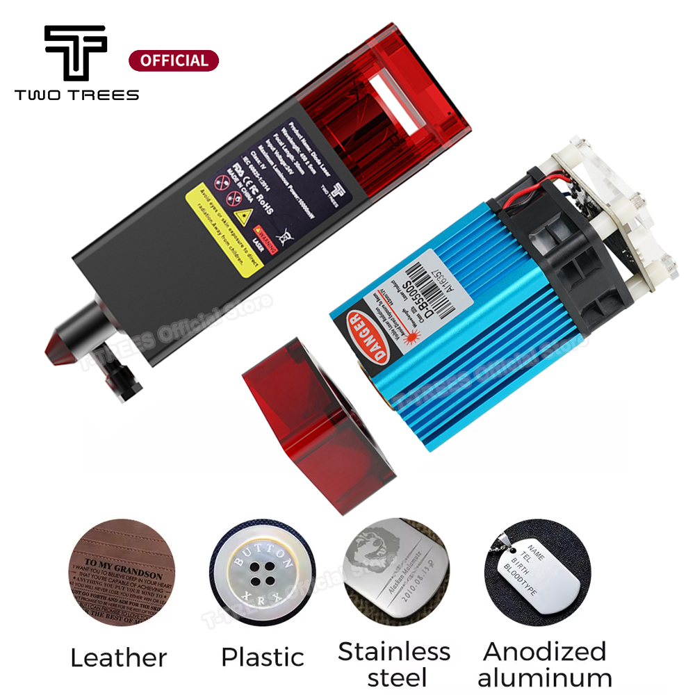 Air Assist Pump Laser - Twotrees 80W Laser Head For Engraving