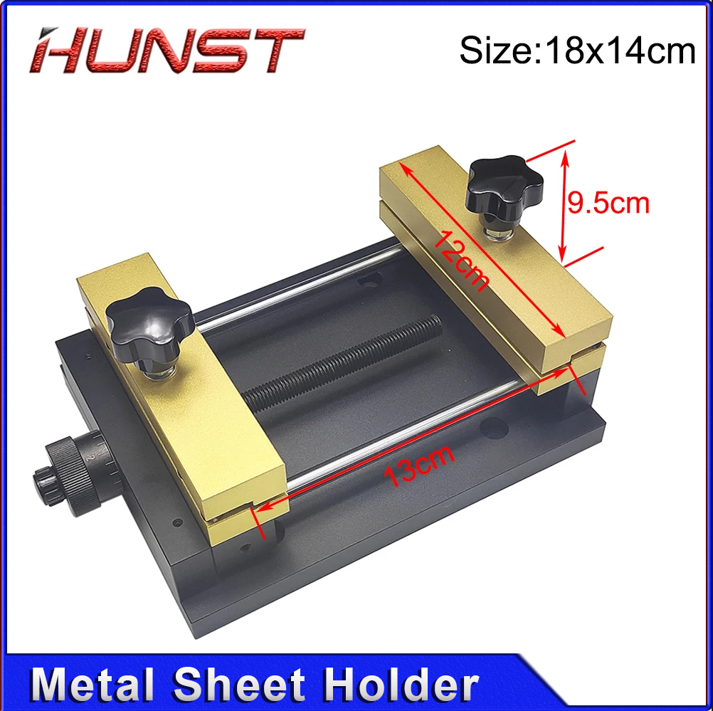 Industrial Laser Etching Machine - HUNST Metal Sheet Holder Marking Attechment