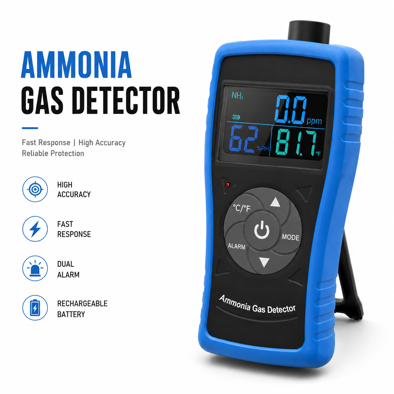 HoldPeak Portable Ammonia Gas  - Industrial Visual review and price