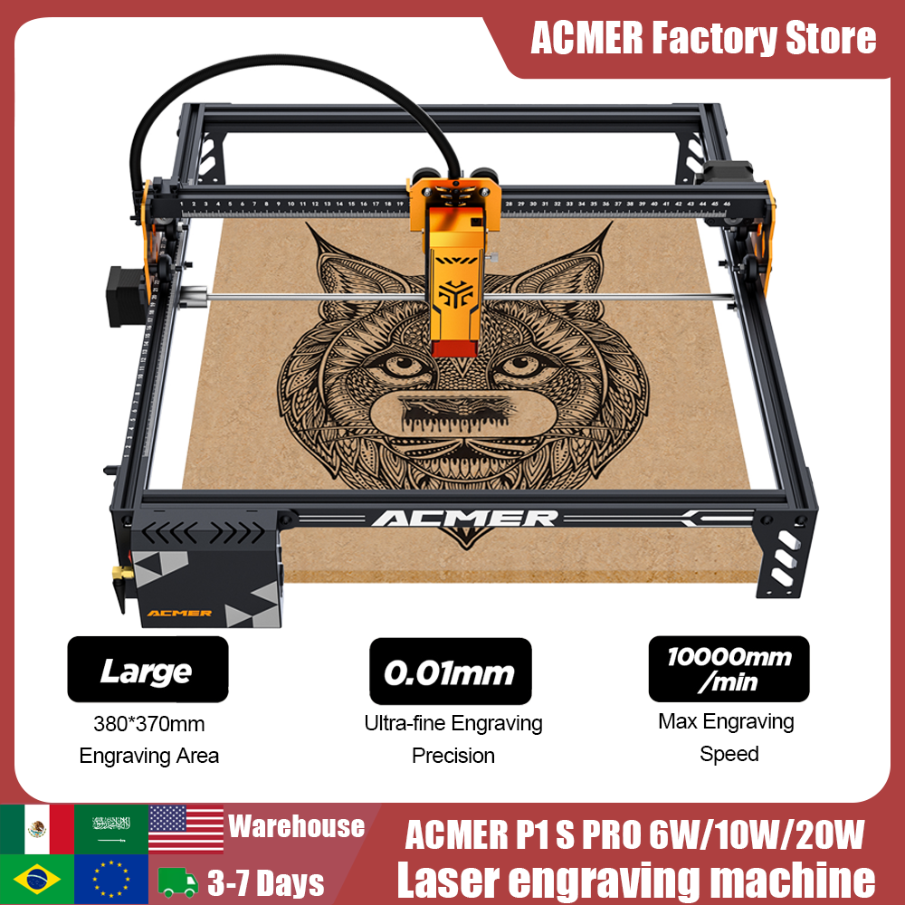 ACMER P1 S PRO Laser Engraver  - Industrial Laser Etching Machine review and price