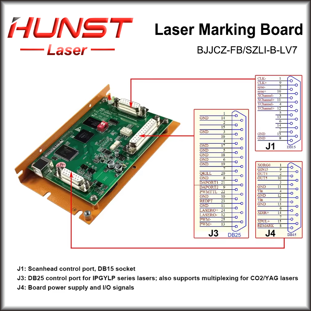 Hunst Original BJJCZ LV7 Fiber - Marking Card Ezcad review and price