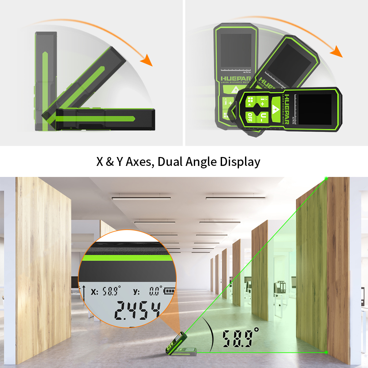 Huepar Laser Rangefinder Digit - Industrial Laser Training review and price