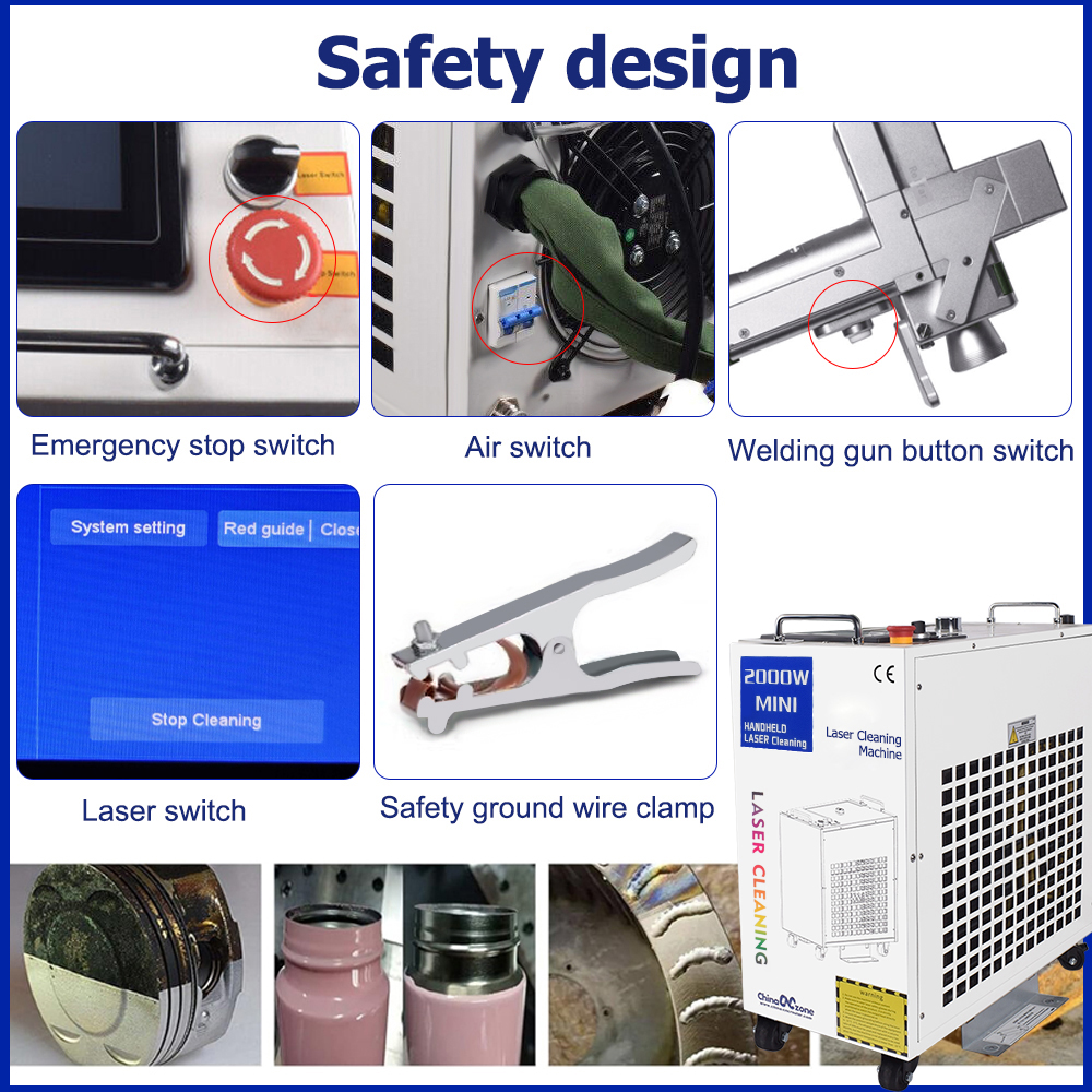2000W Cleaning Machine Fiber L - Industrial Laser Paint Remover review and price