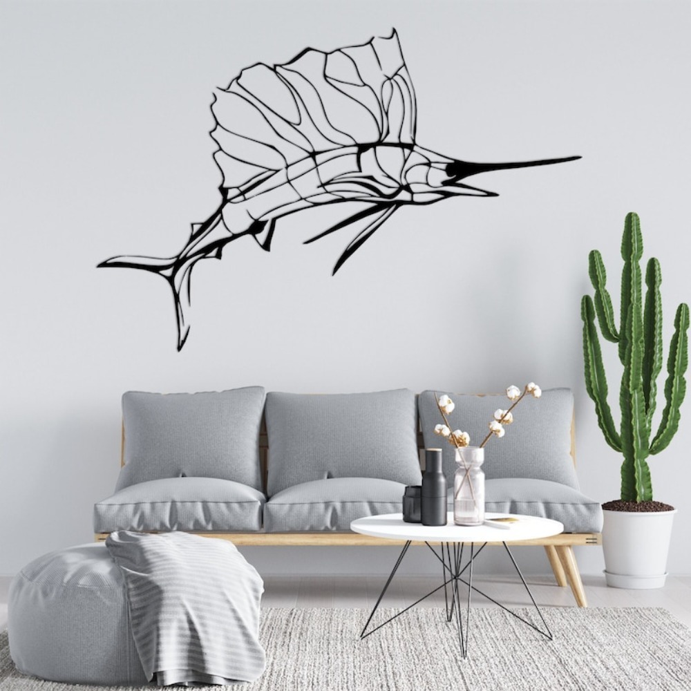 Swordfish Nautical Metal Wall  - Industrial Laser Power review and price
