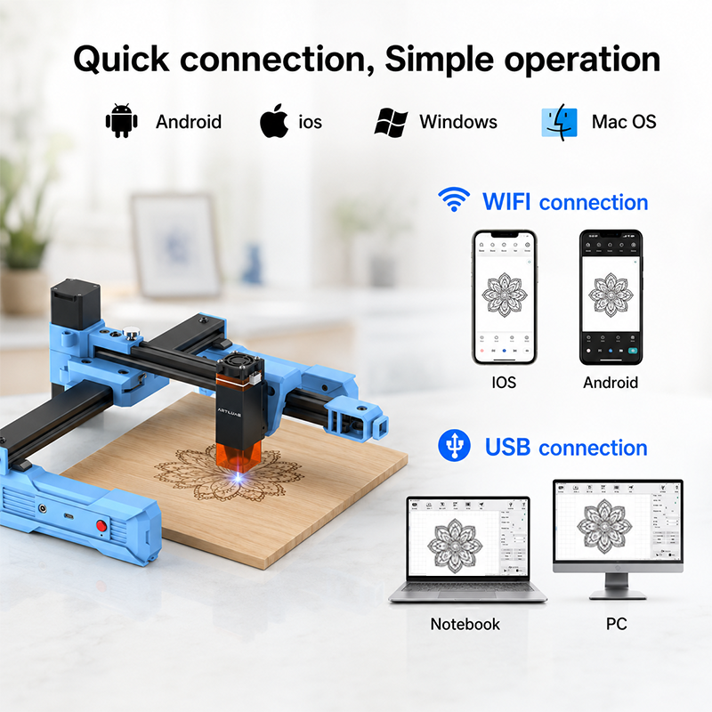 Artilume D2 2.5/6W Foldable La - Industrial Laser Etching Machine review and price