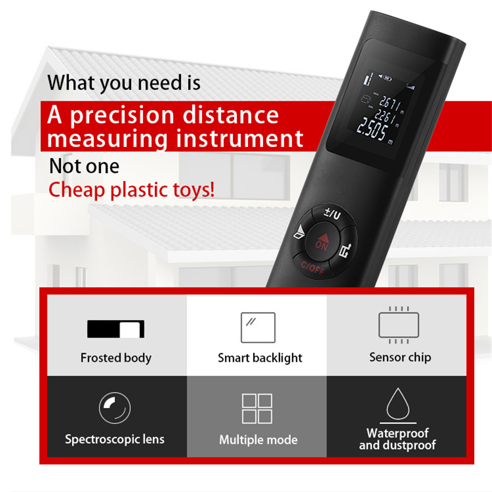 40M Laser Distance Meter Laser - Industrial Laser Training review and price