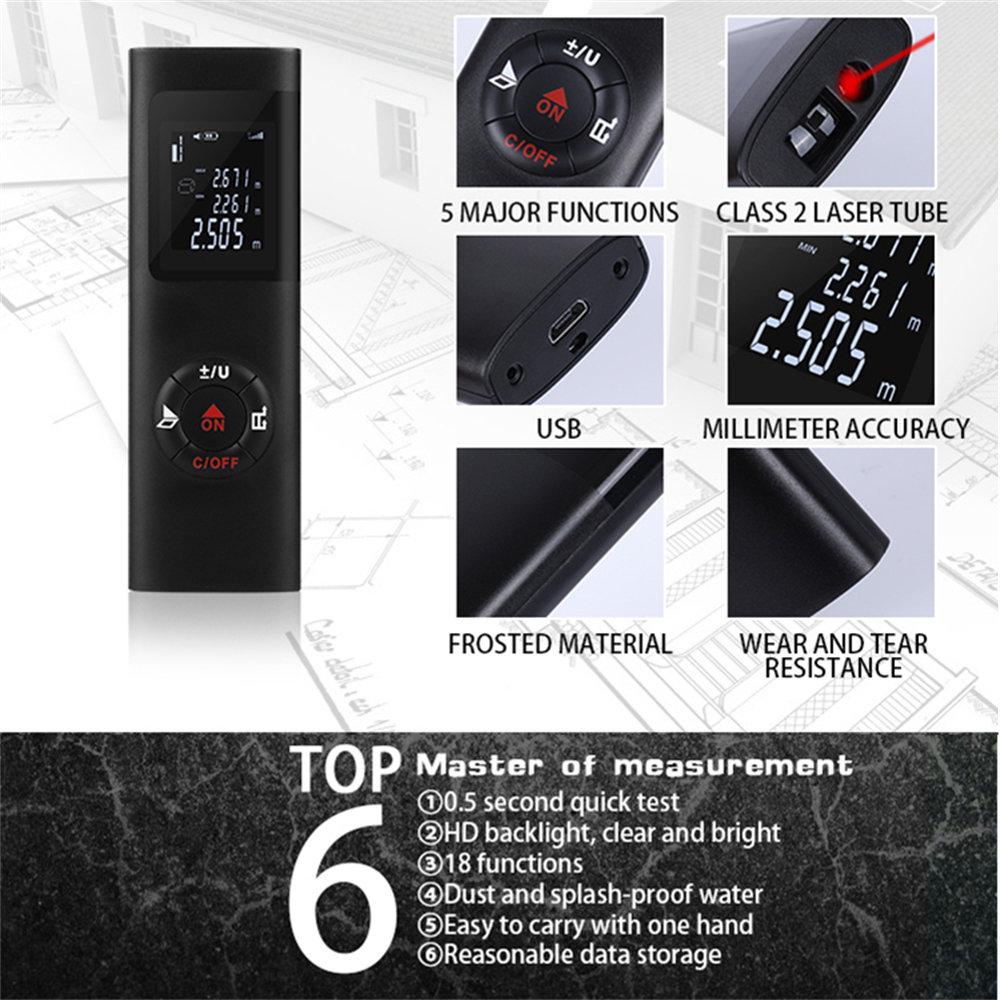 40M Laser Distance Meter Laser - Industrial Laser Training review and price