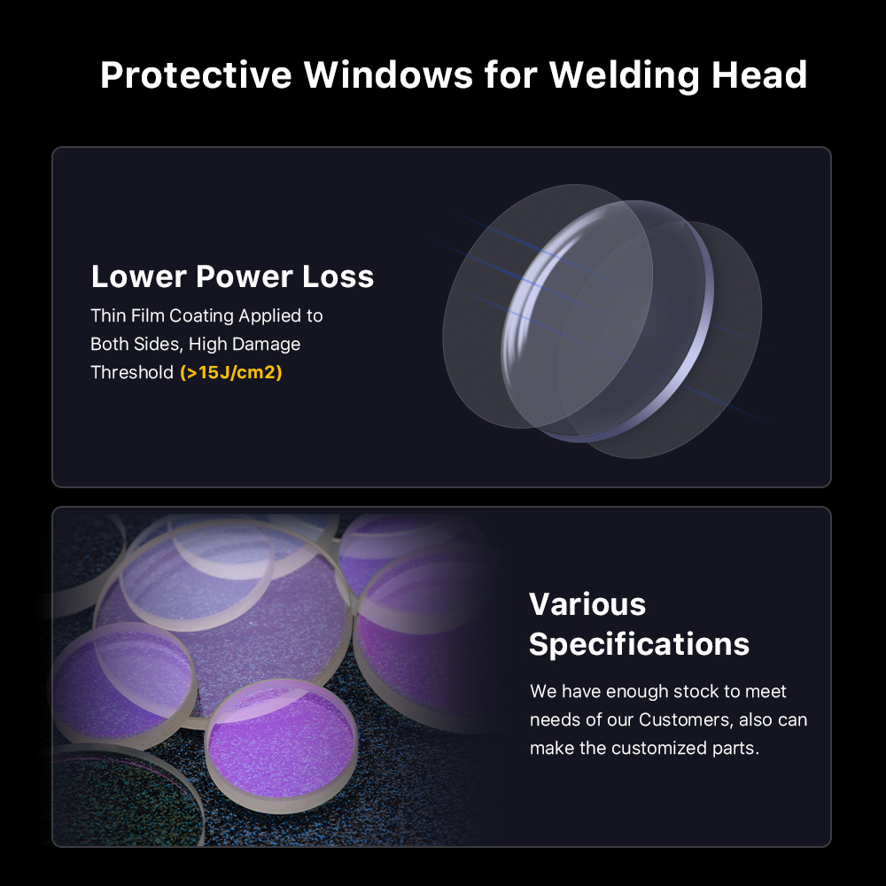1/10/50/100PCS Fused Silica Pr - Industrial Laser Head review and price