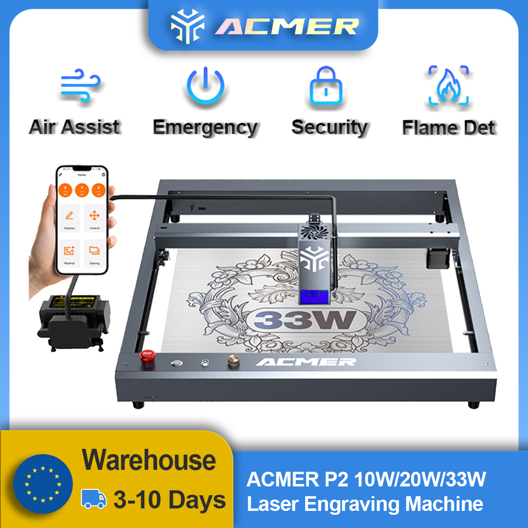 ACMER P2 Laser Engraver 33W 20 - Fiber Laser Cutting Machine review and price