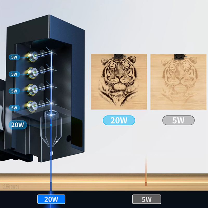 20W Laser Engraver  U20 Laser  - Air Assist Pump Laser review and price