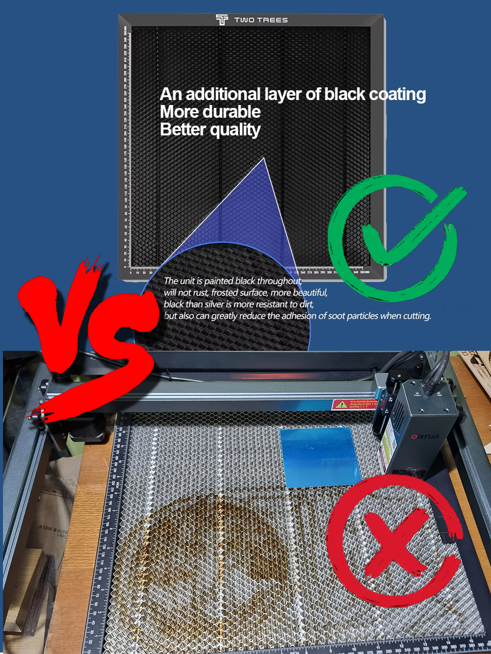 Heavy Duty Honeycomb Metal Tab - Industrial Laser Etching Machine review and price