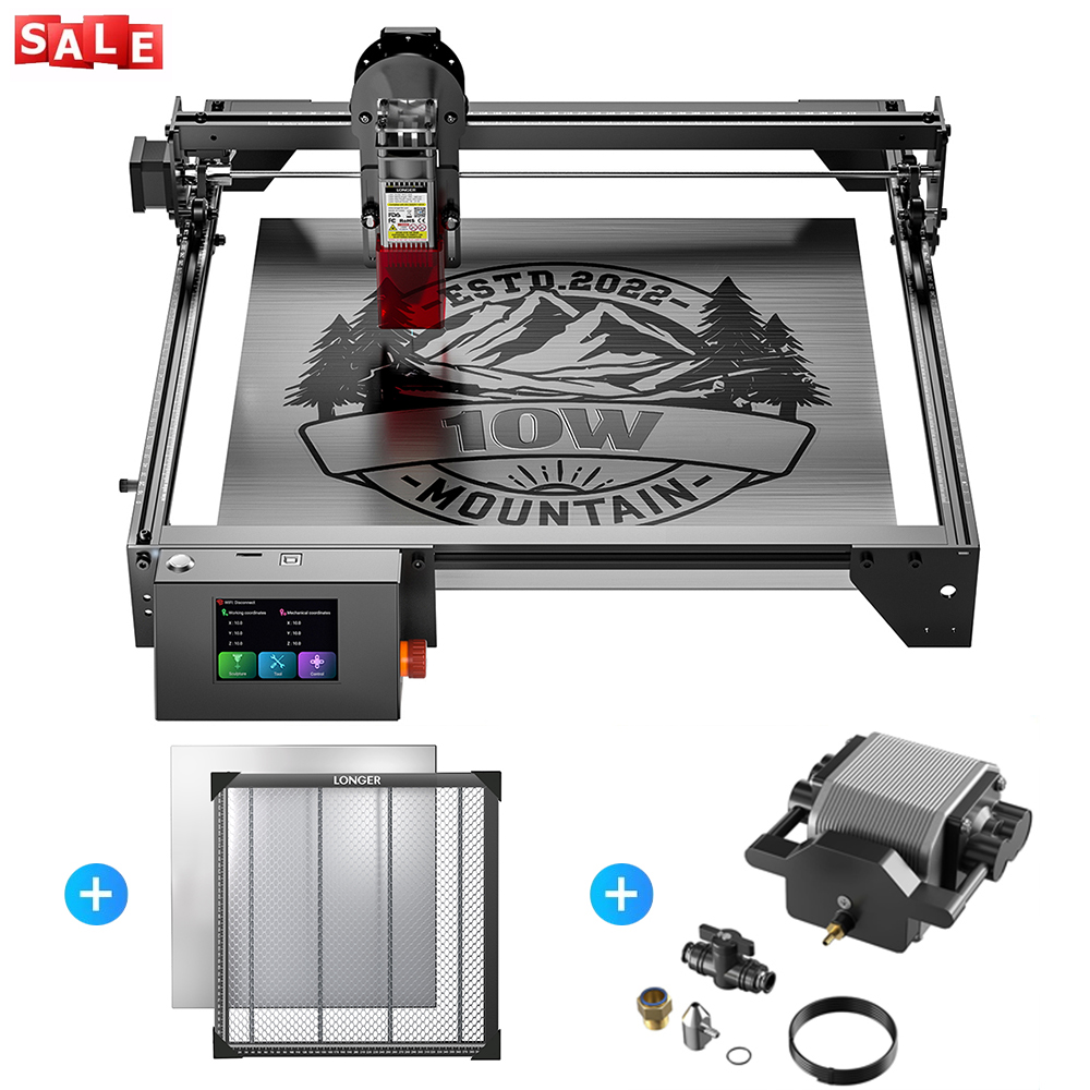 RAY5 10W Laser Engraving Cutti - Air Assist Pump Laser review and price