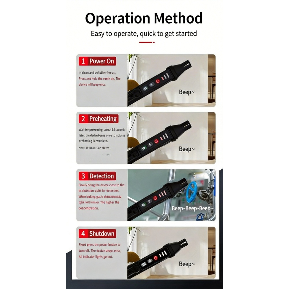 Portable Pen Shape Gas Detecto - Industrial Visual review and price