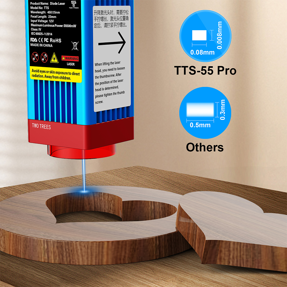 TwoTrees TTS-55 Pro/TTS-10 Pro - Fiber Laser Cutting Machine review and price