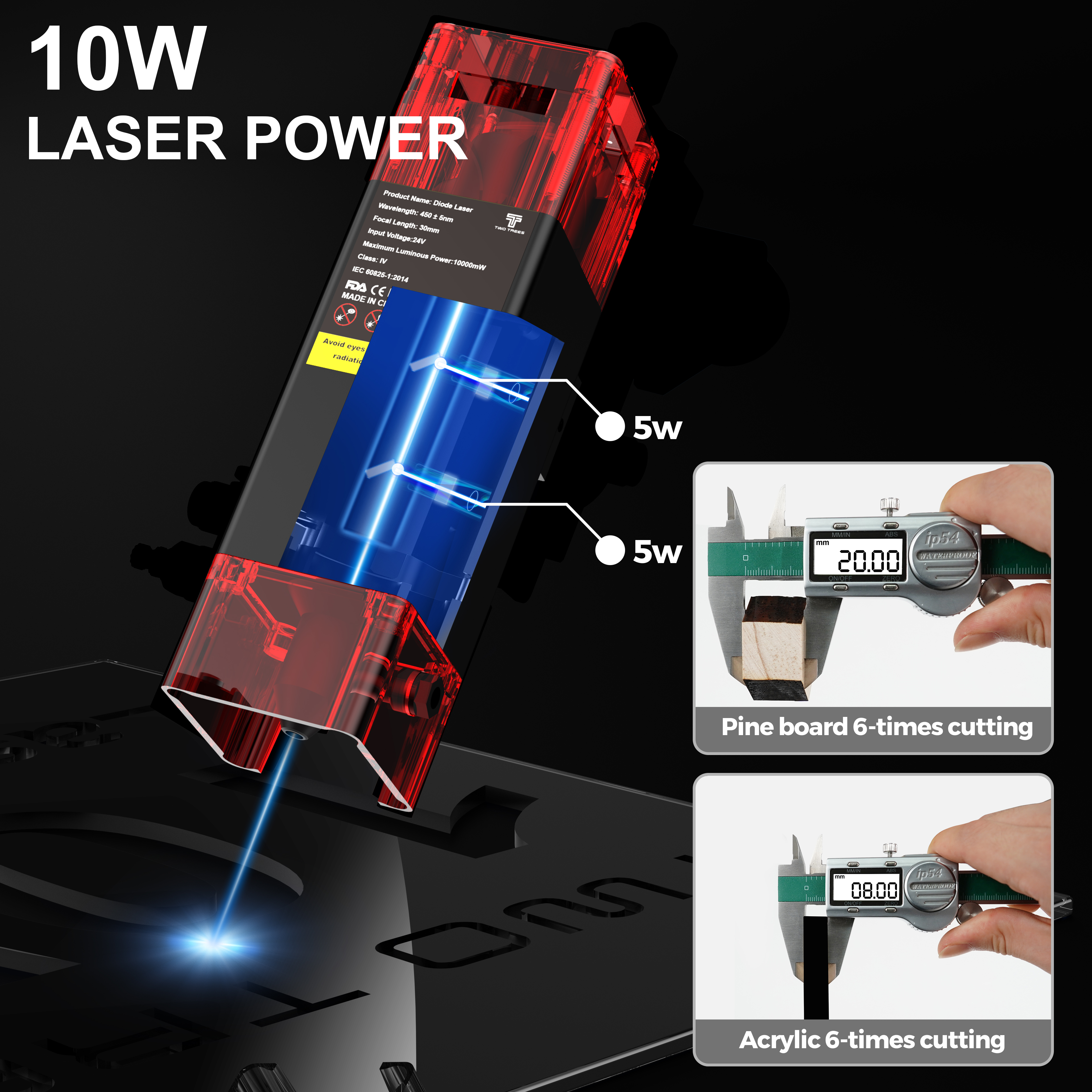 TWOTREES TTS-10 Pro Laser Engr - Industrial Laser Etching Machine review and price