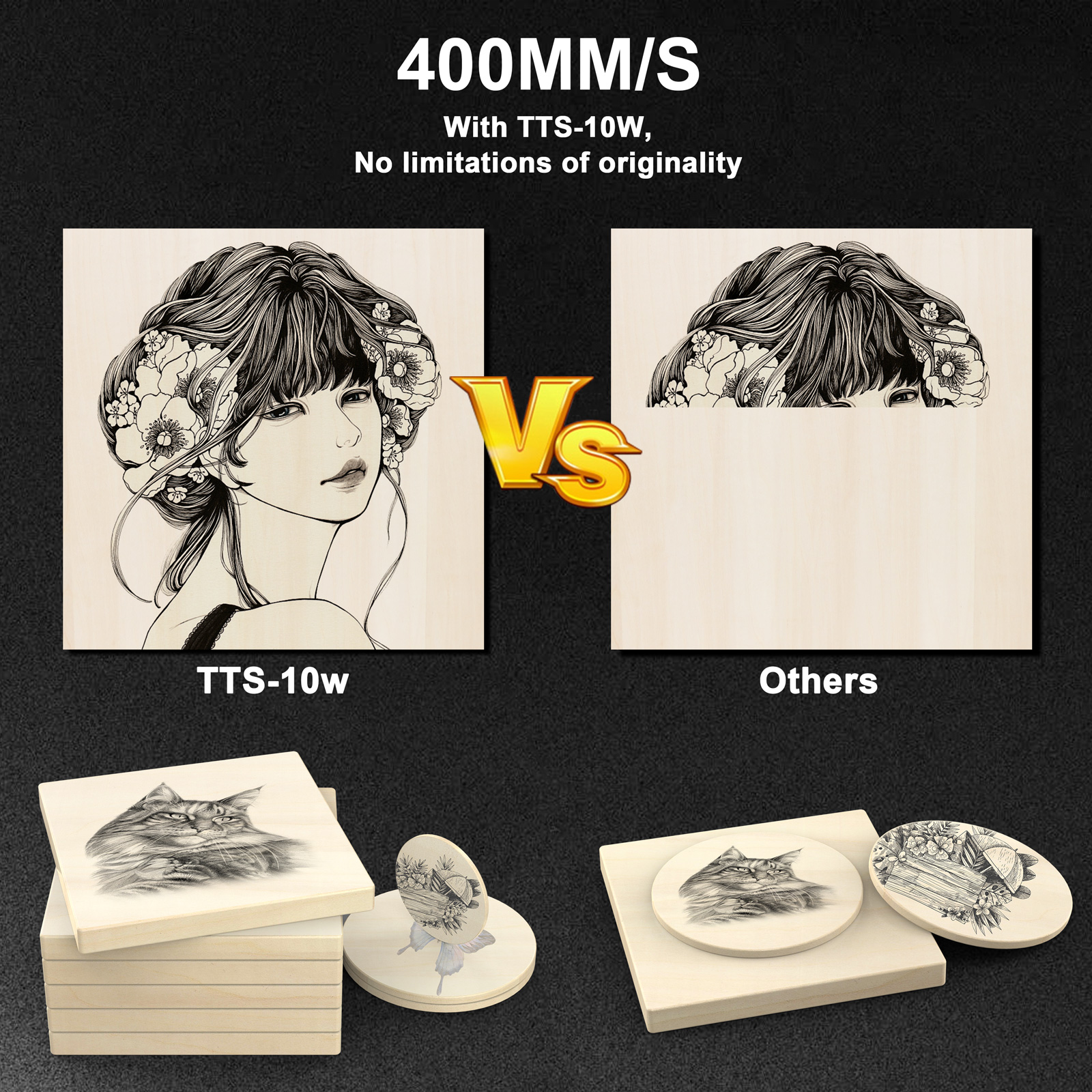 TWOTREES TTS-10 Pro Laser Engr - Industrial Laser Etching Machine review and price