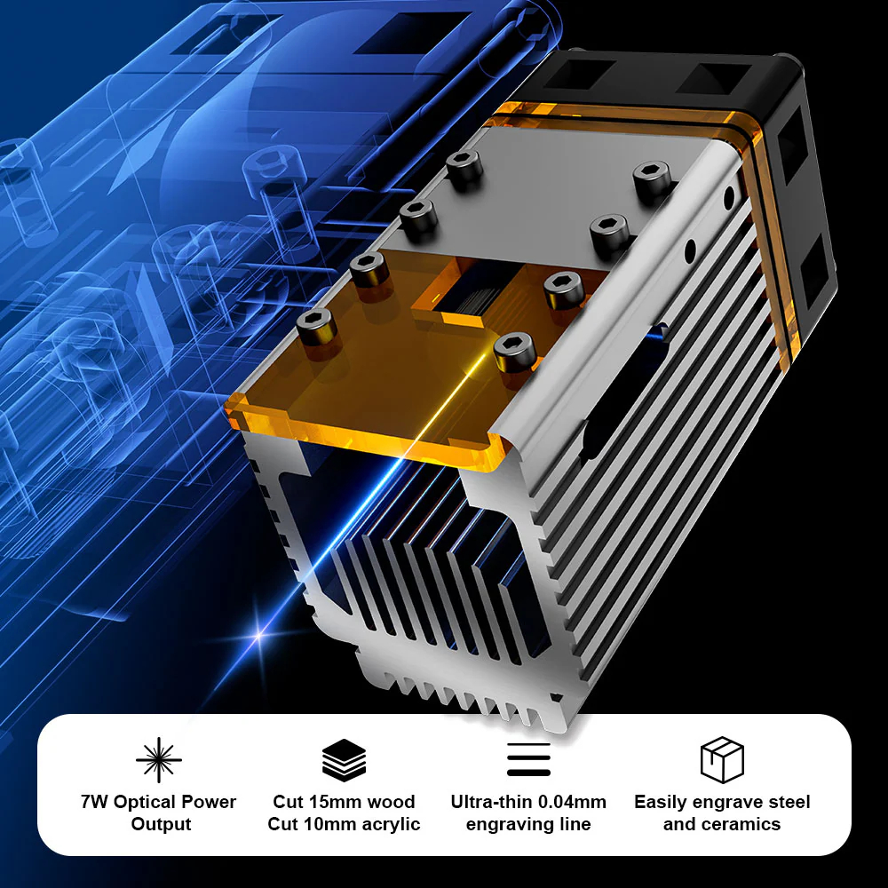 NEJE 5 A40630 20W Portable Sma - Industrial Laser Etching Machine review and price