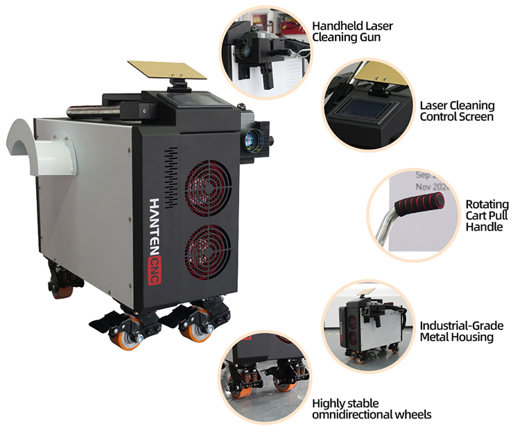 Pulse Laser Cleaner 500W Air C - Industrial Laser Paint Remover review and price