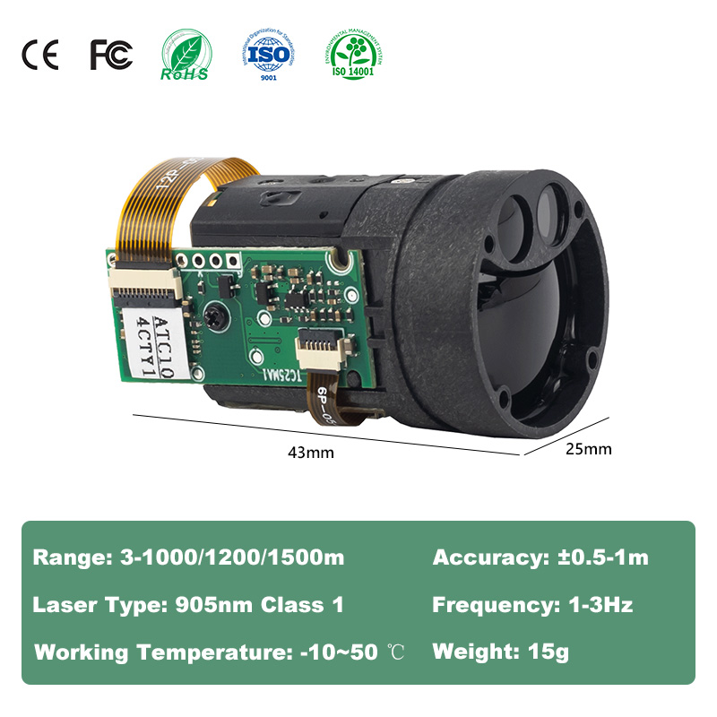 1200m Mini TOF Laser Rangefind - Industrial Laser Applications review and price
