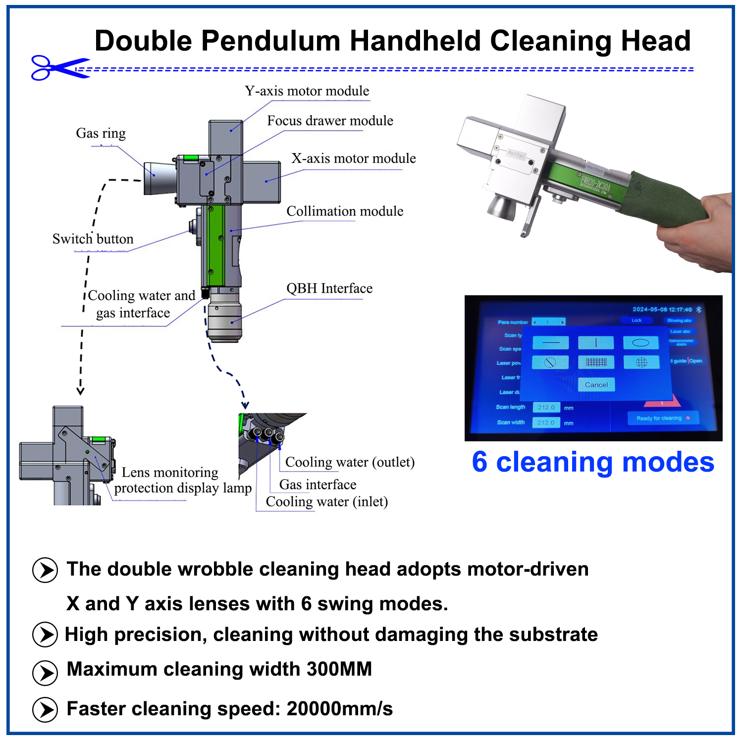 3000W Laser Cleaning Machine F - Industrial Laser Paint Remover review and price