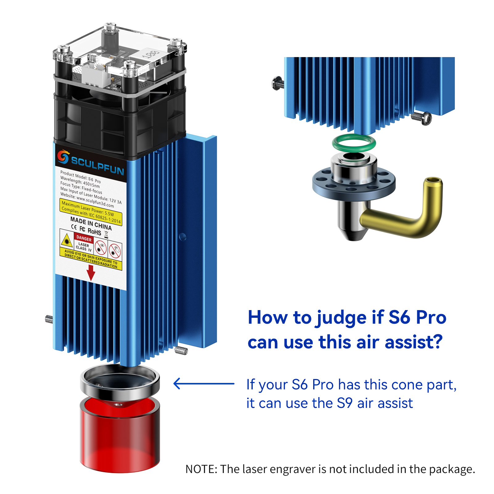 Laser Power Tool Accessories S - Air Assist Pump Laser review and price