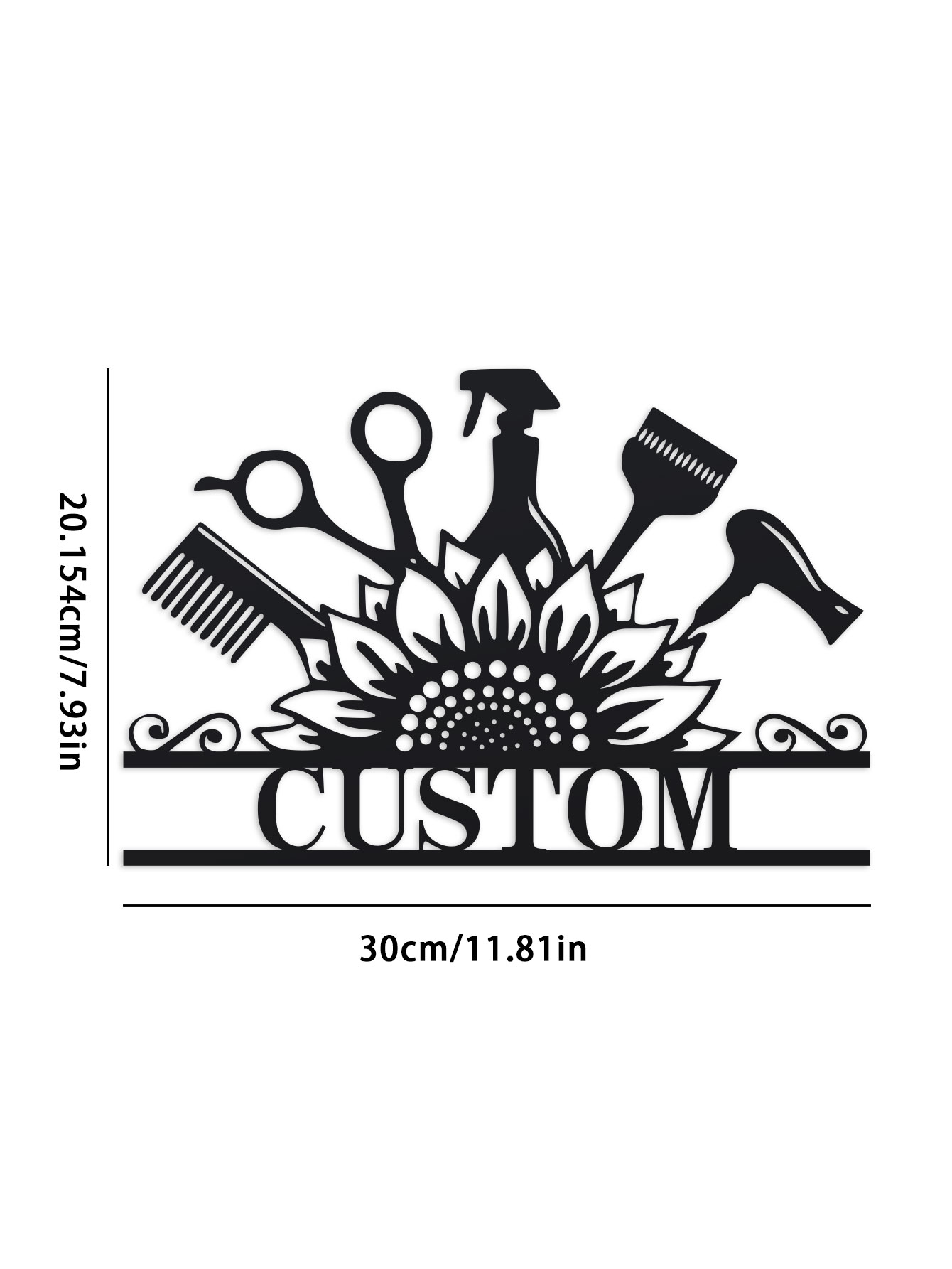 Custom Hair Dresser Metal Sign - Industrial Laser Power review and price